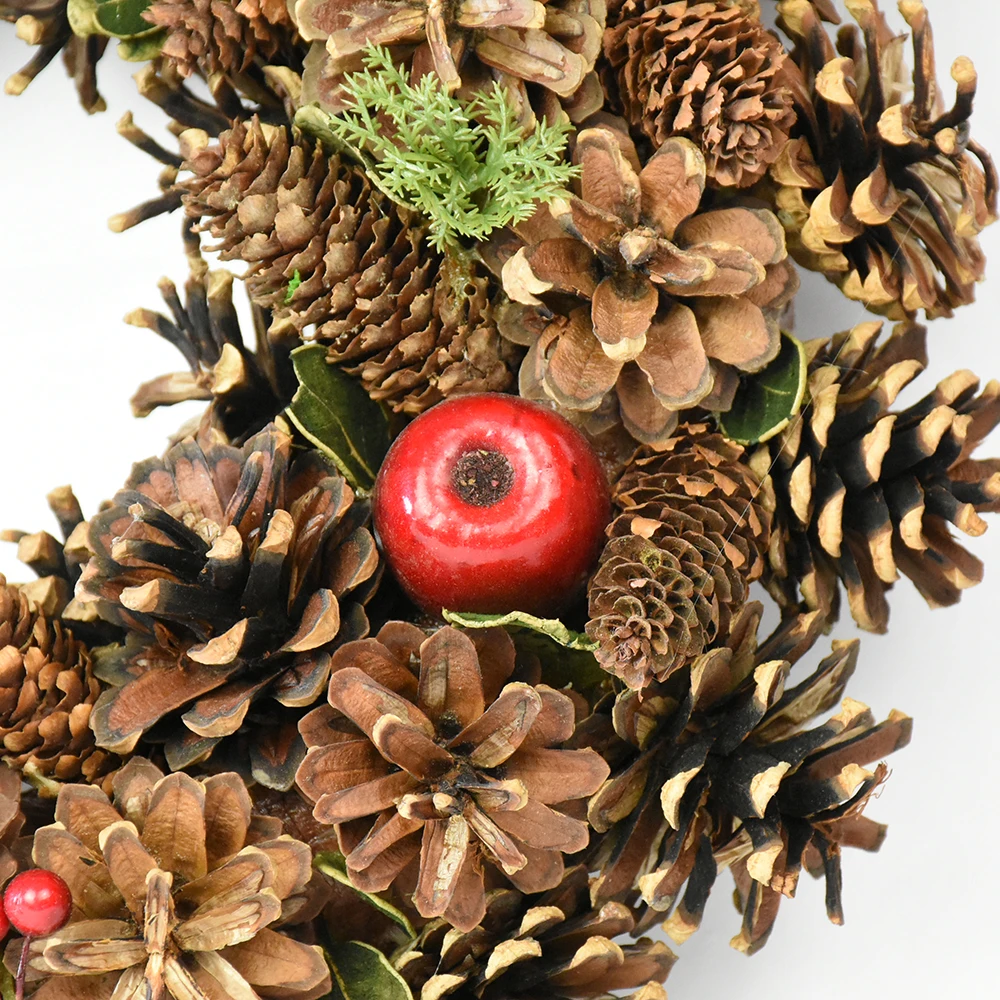 BSCI natural craft  round XMS home  decoration  customize  wreath