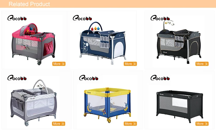 New products portable safety baby play yard bed kids playpen for European standard