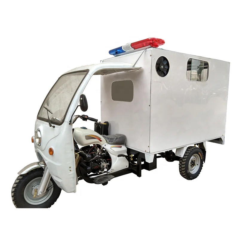 Special Use 150cc Ambulance Tricycle Marchant Ambulant Ambulance Tricycle Tuk Tuk For Sale
