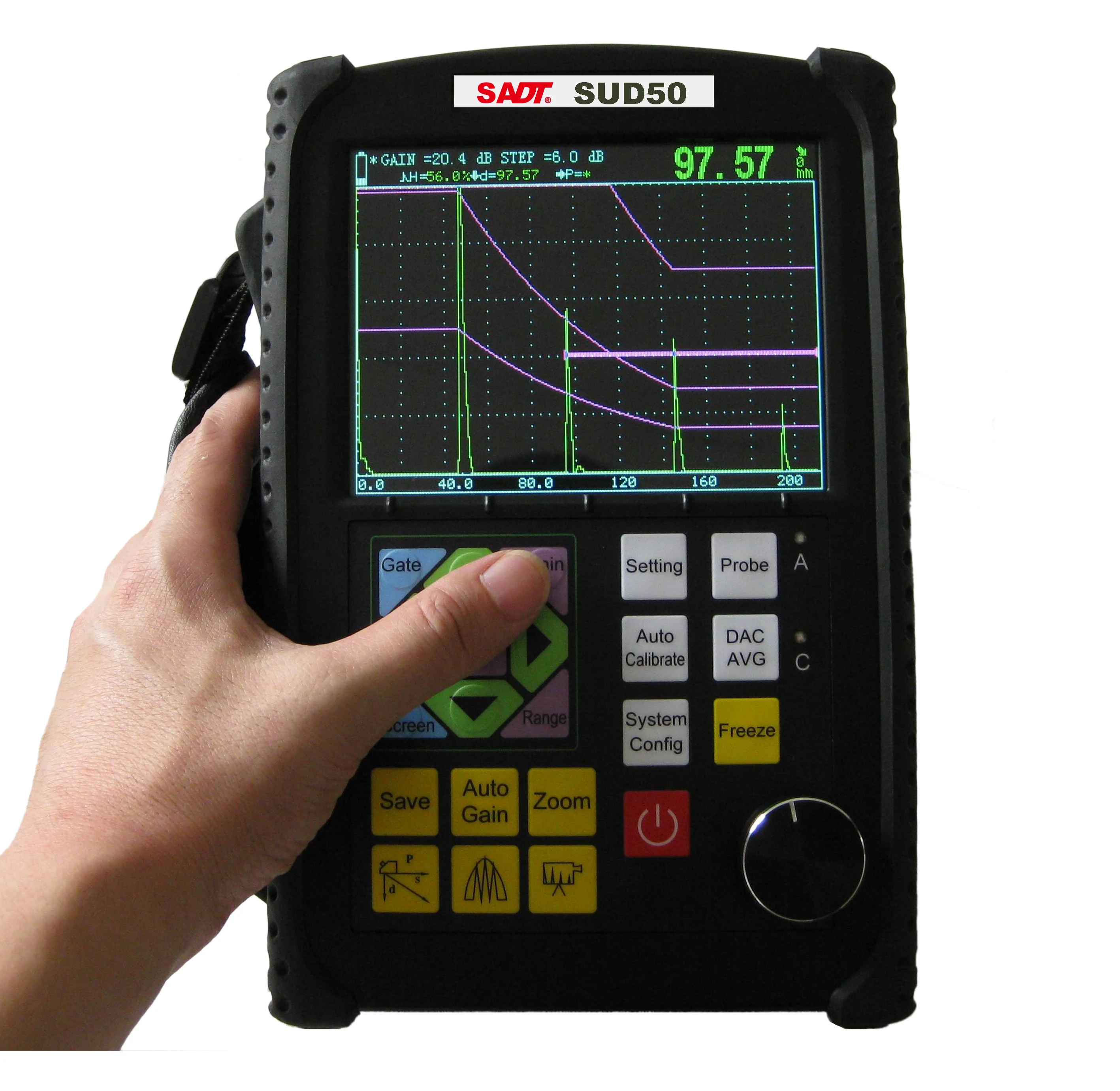 Цифровой портативный ультразвуковой дефектоскоп SUD50 высокого