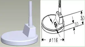 Gooseneck Shape 1W Mini LED Reading Lamp (SC-E101A)