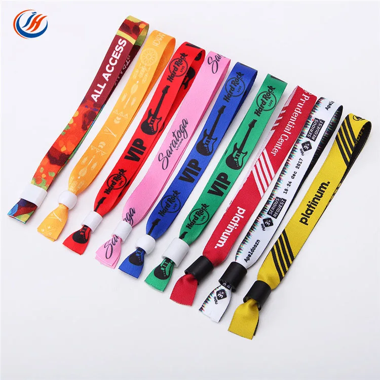 Wholesale printing short keychain football wrist band  custom vocal concert satin lanyard