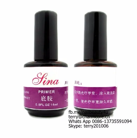 14ML Natural Clear Nails Primer Nail Art Tool Products Acrylic Base Coat Polish For UV GEL & Acrylic Tips