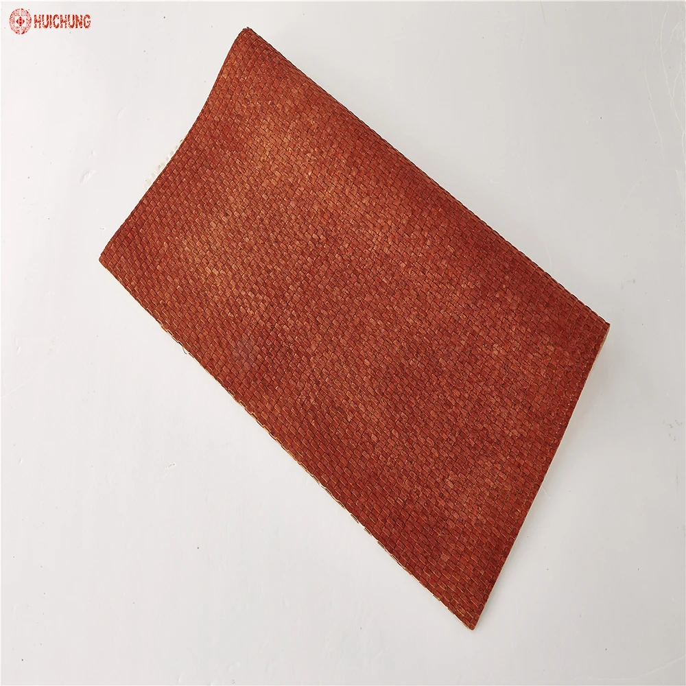 Cork Board Roll for Women Handbags Woven Cork Rubber Leather Red Cork Fabric Bag Shoes Wallpaper Natural Color 0.4-1.0mm 27 Inch