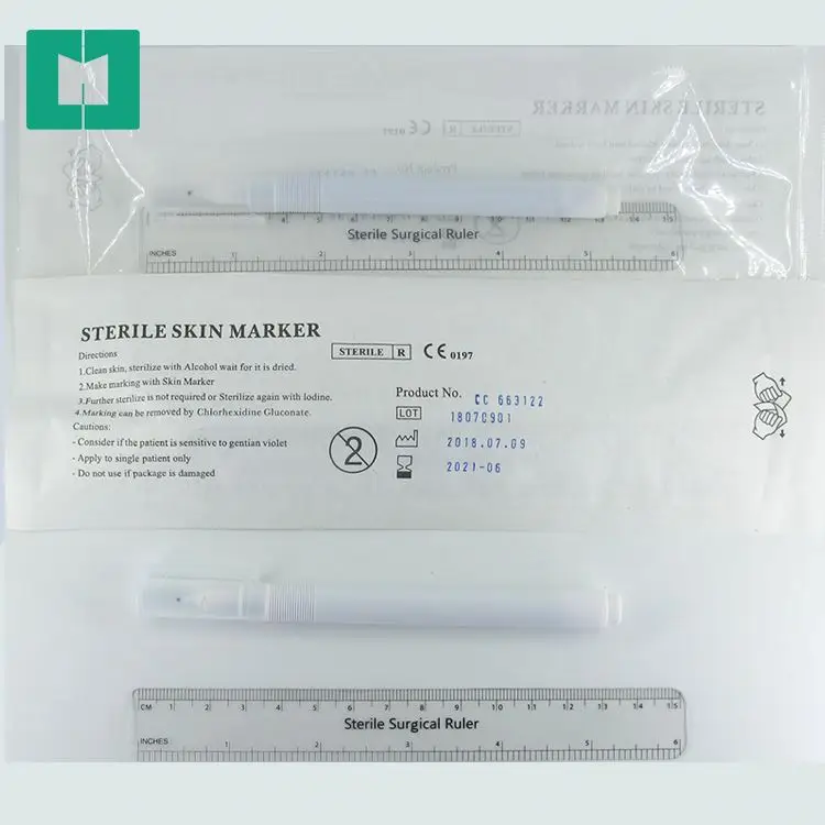 New latest sterile sterile surgical marker pen sterile skin marker