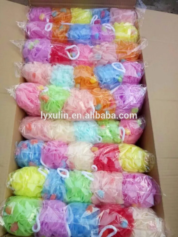 Household bath loofah sponge spongebob ball bath sponge