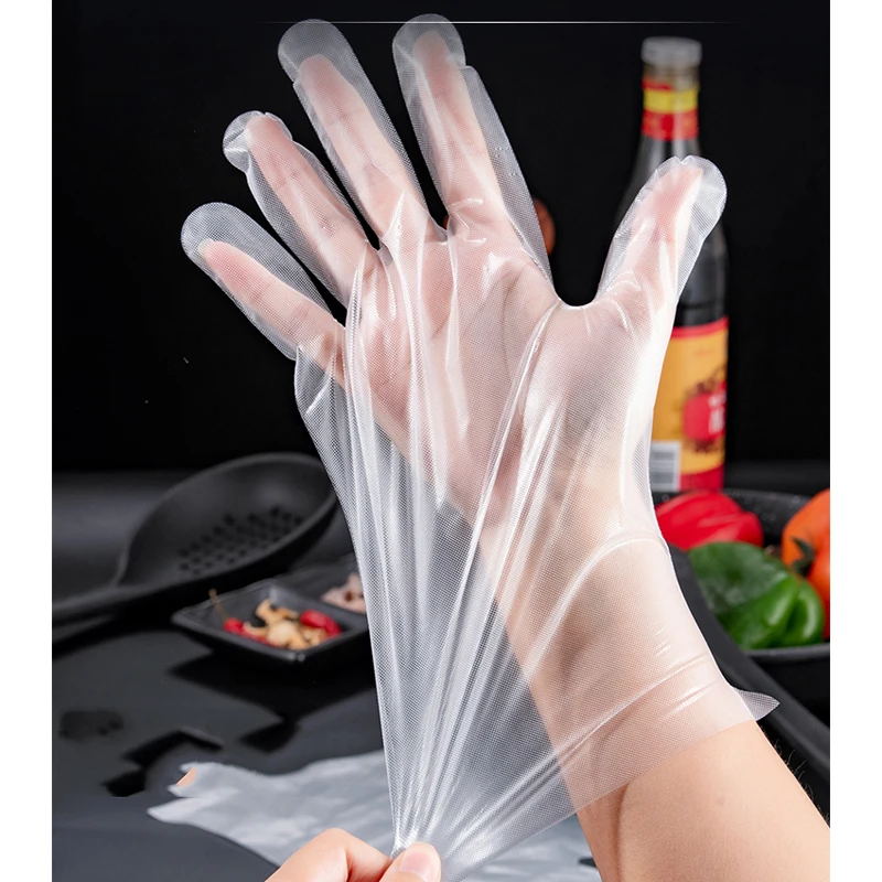 Disposable pe plastic cpe gloves Non-Sterile for Cleaning Cooking Hair Coloring Dishwashing Food Handling