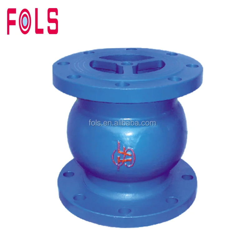 Long working life flange ends silent water check valve dn50