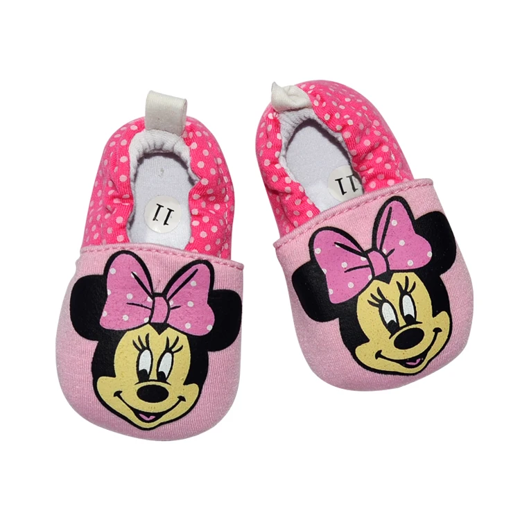 Best Price High Quality Lovely Cartoon Printed Cotton Baby Shoes G16121
