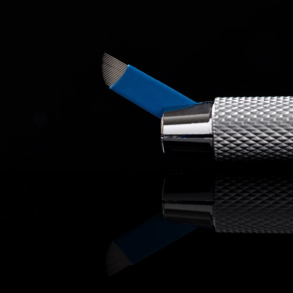 Factory Private Label Microblading 0.20 Diameter And 18 pin Needles For Permanent Makeup Eyebrow Tattoo Needle