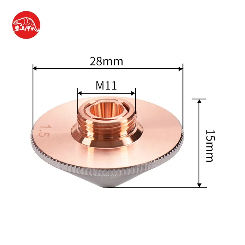 Pangolin D28-A Double Layer Precitec Normal D28H15 Double Layer Laser cutting nozzles