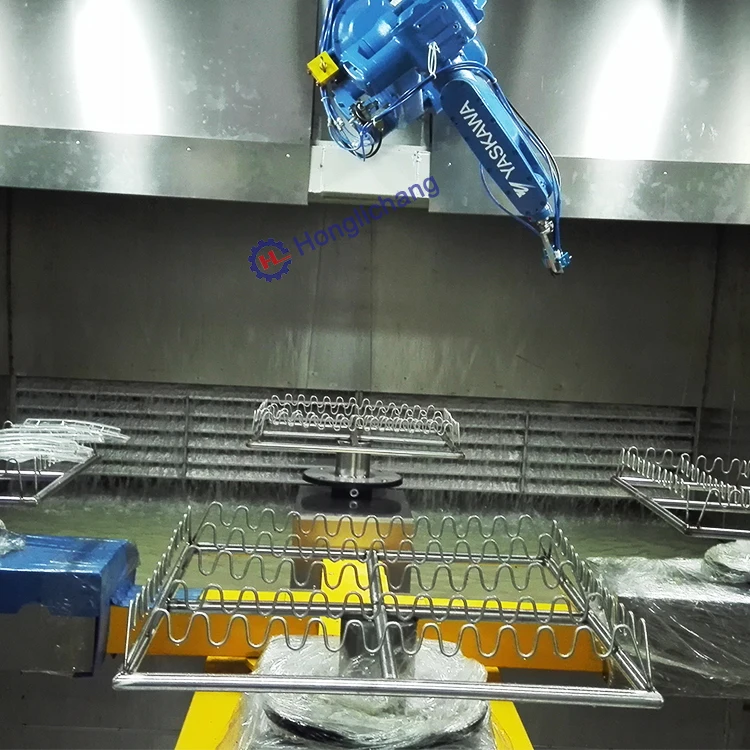 New Robotic UV Coating Plastic Spray Painting Line for Car Lamps