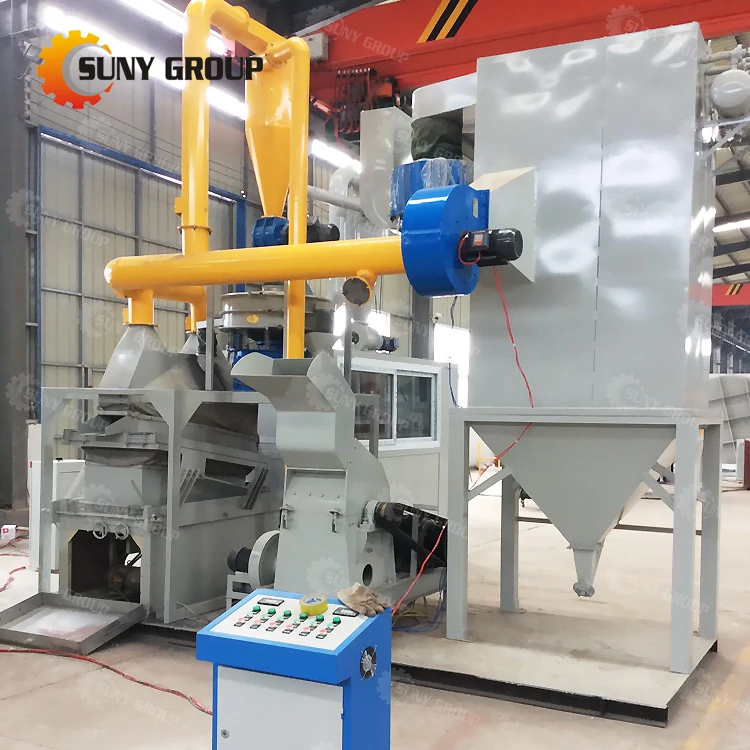 Waste computer/TV pcb scrap boards recycling machine