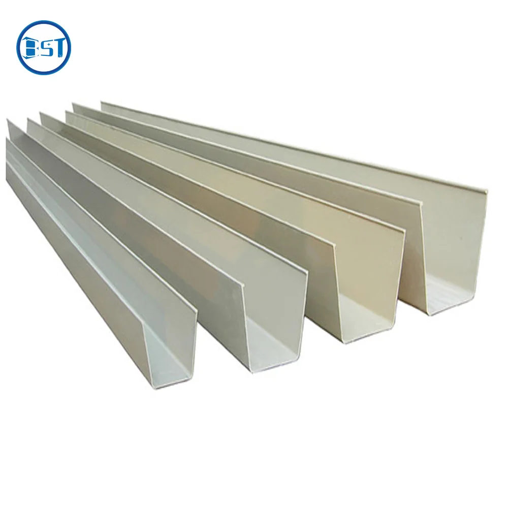 A large number of plastic rain gutter exported to India