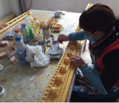 beatiful building material Home Decor Pu Foam Crown Molding/ Pu Cornice