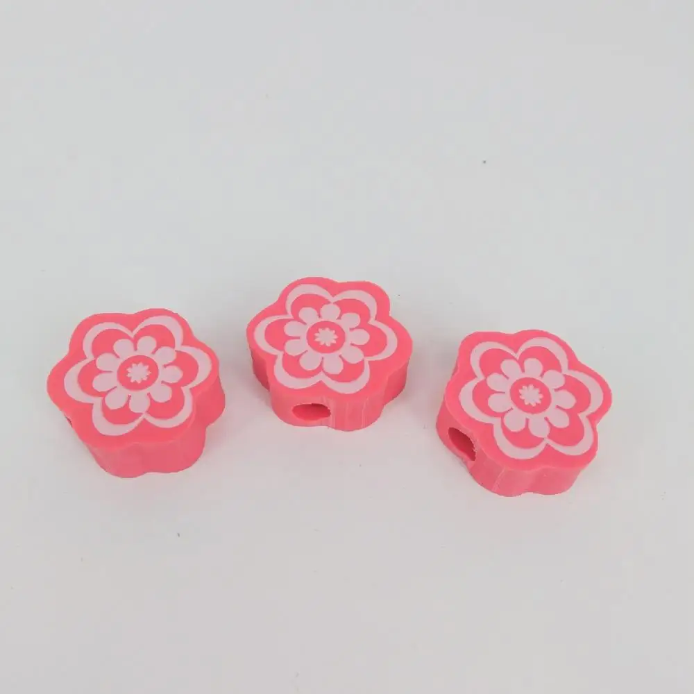 Manufacturer best price basic style flower  shape  fun flat eraser for kids