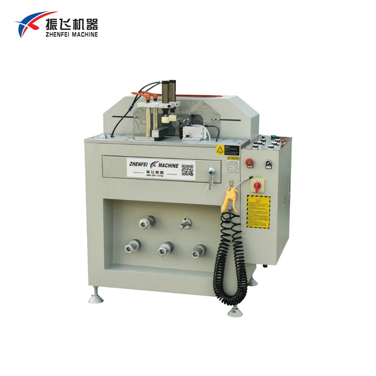 Jinan Zhenfei Ending Milling Machine for Aluminum PVC Win-door