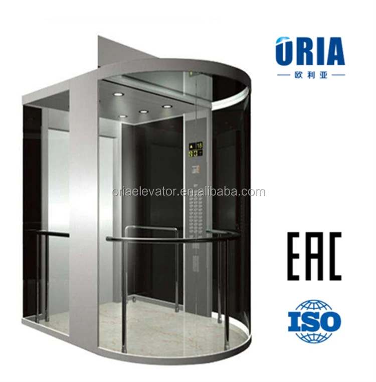 
ORIA Round Glass elevator cabin panoramic elevator  (60684325181)