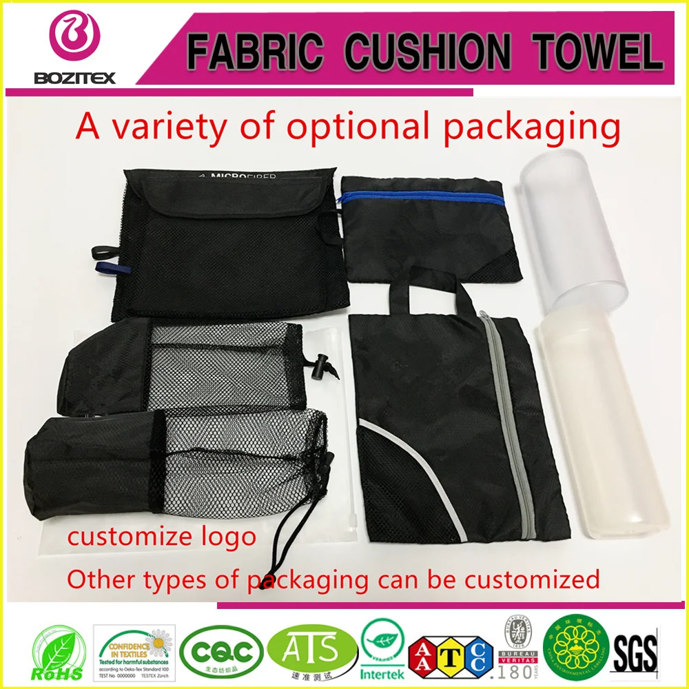 Custom quick dry suede microfiber travel sports towel