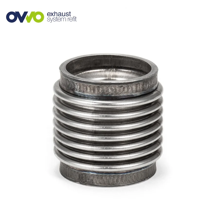 
Flanged 201 / 304 Corrugated Hose Exhaust Stainless Steel Bellows 