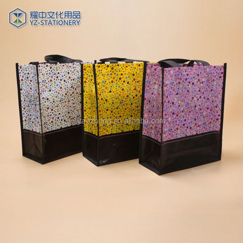 
Stock blank die cut non woven bag able add logo 