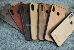 Custom Real Blank Wood Phone Case for iPhone\/Samsung Laser Engraved Wooden Unique Shock Bamboo Phone Cover Shell for Huawei