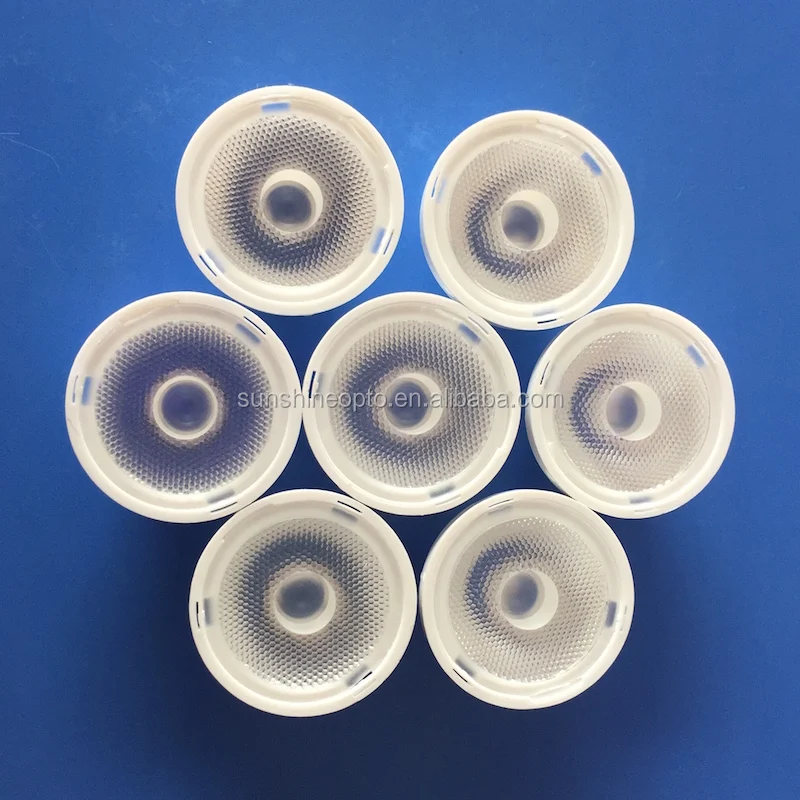 Single lens bead surface 29MM Diameter 20/40 Degree XML 5050 SMD LED LENS