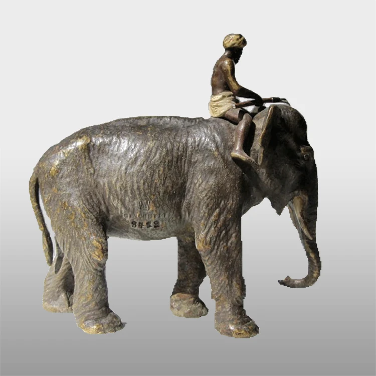Outdoor life size garden brass cheap elephant statues