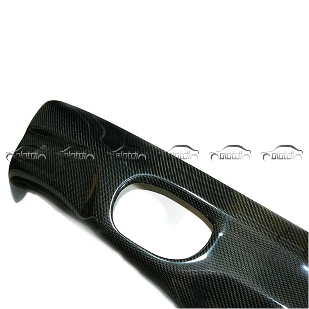MVR Style Carbon Fiber Fins Spoiler Wing Splitter Rear Lip Bumper Diffuser for BMW E46 M3