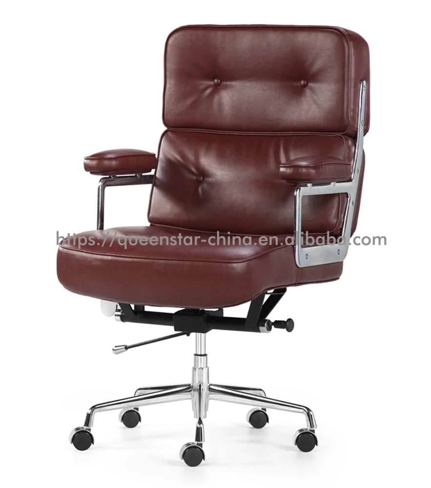 QS-OLC03 commercial office furniture PU leather upholstery home office chair leisure chair Charles Lobby Executive office chair