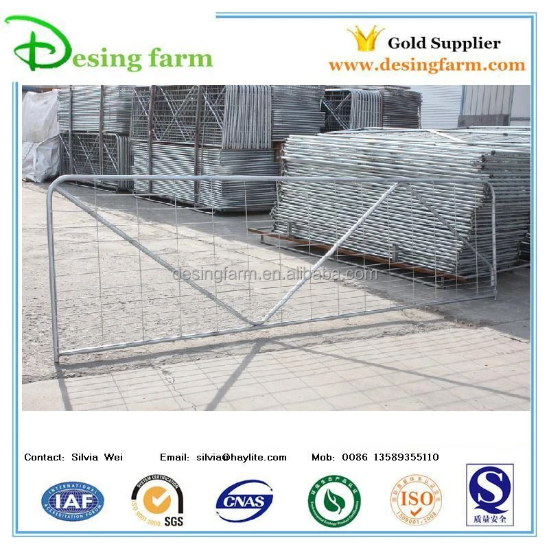High quality galvanized farm gates for sale