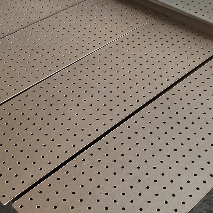 Customized size punching perforated 3d mdf panels for furniture manufacturer