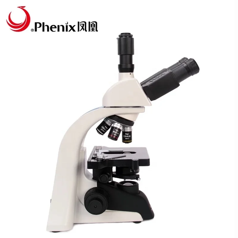 Phenix 5.0mega camera Professinal 40X-1600X Trinocular Biological Microscope for  laboratory
