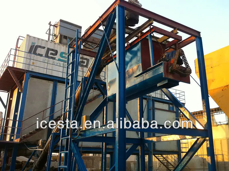 ICESTA concrete batch plant cooling system ice machine plant