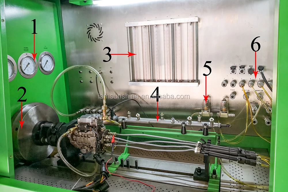 CRS728C diesel fuel injector pump multifunctional test bench with function EUI EUP CAMBOX heui function