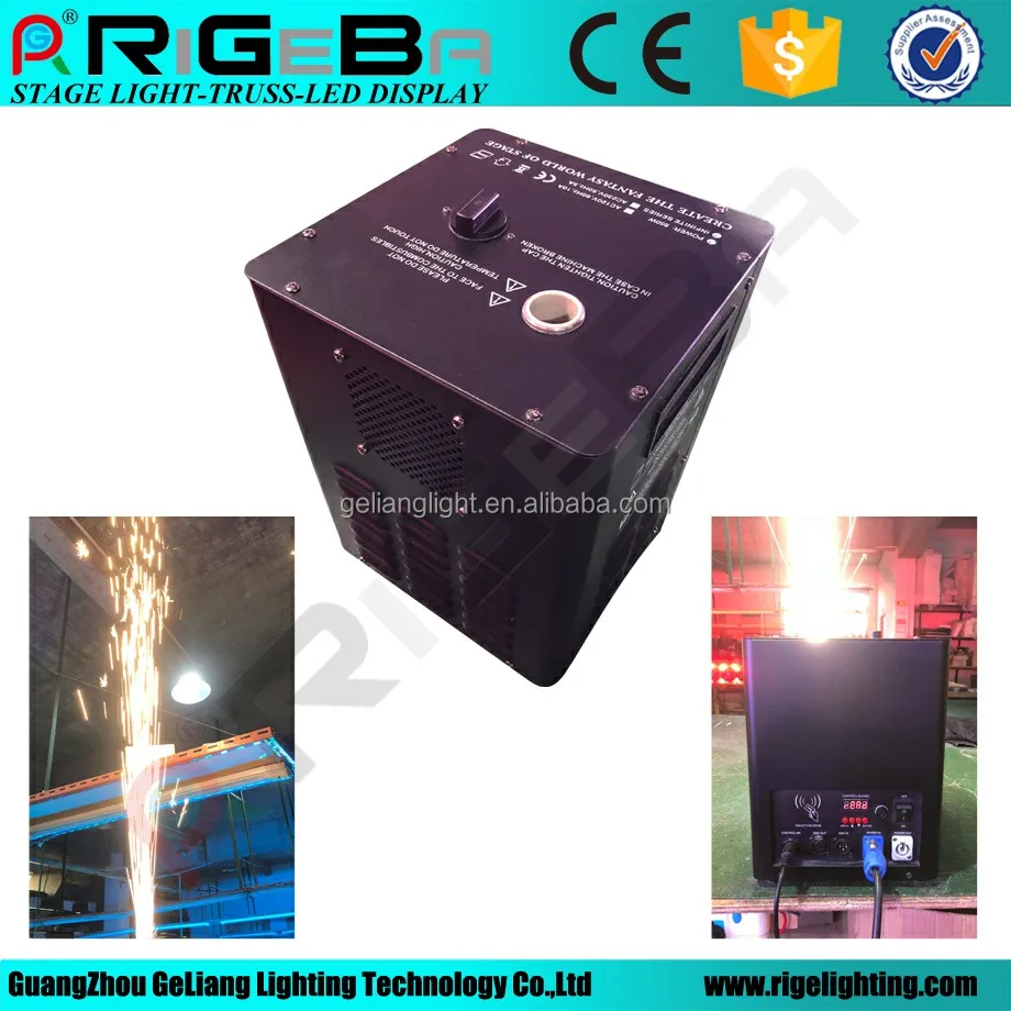 flame homemade fireworks but harmless spark machine DMX for event stage lighting equipment party celebration