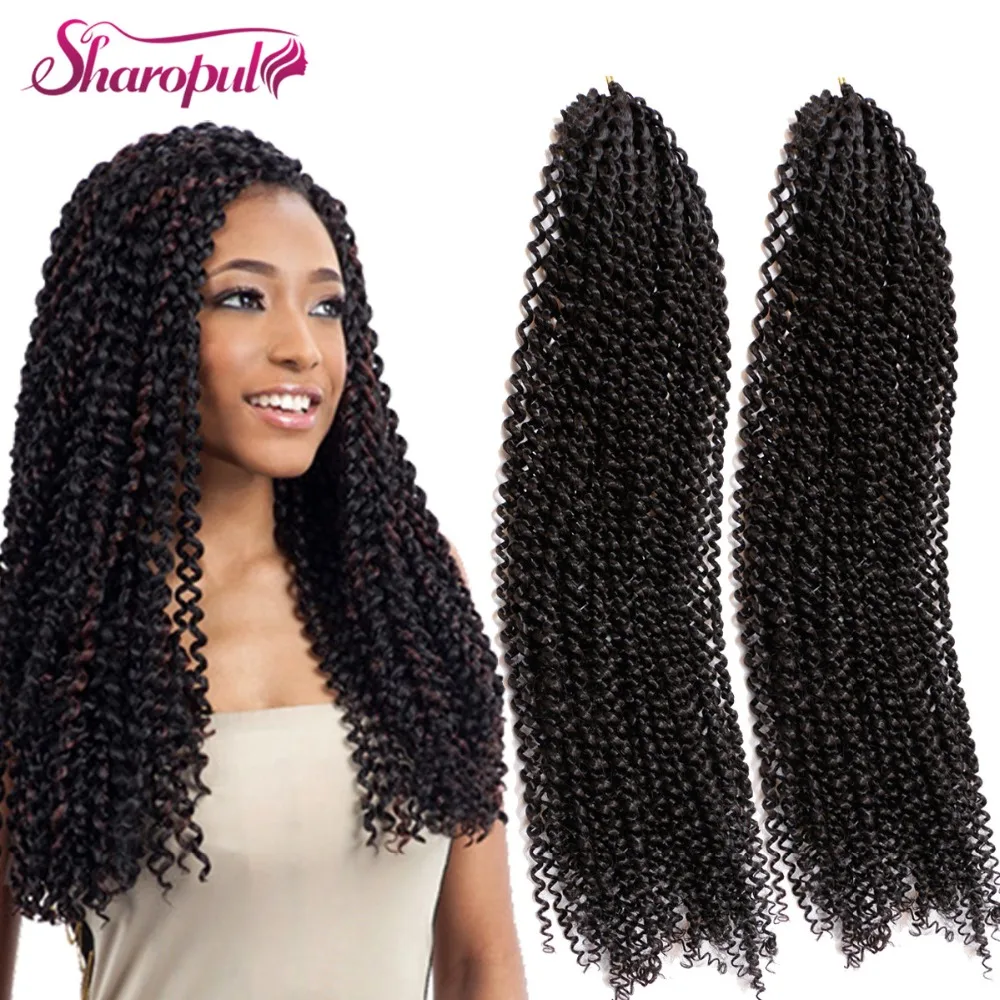Micro Curly Braids Synthetic Hair Extension 22 Inch 100gram Kinky curly zizi Jumbo crochet hair Extension for black women