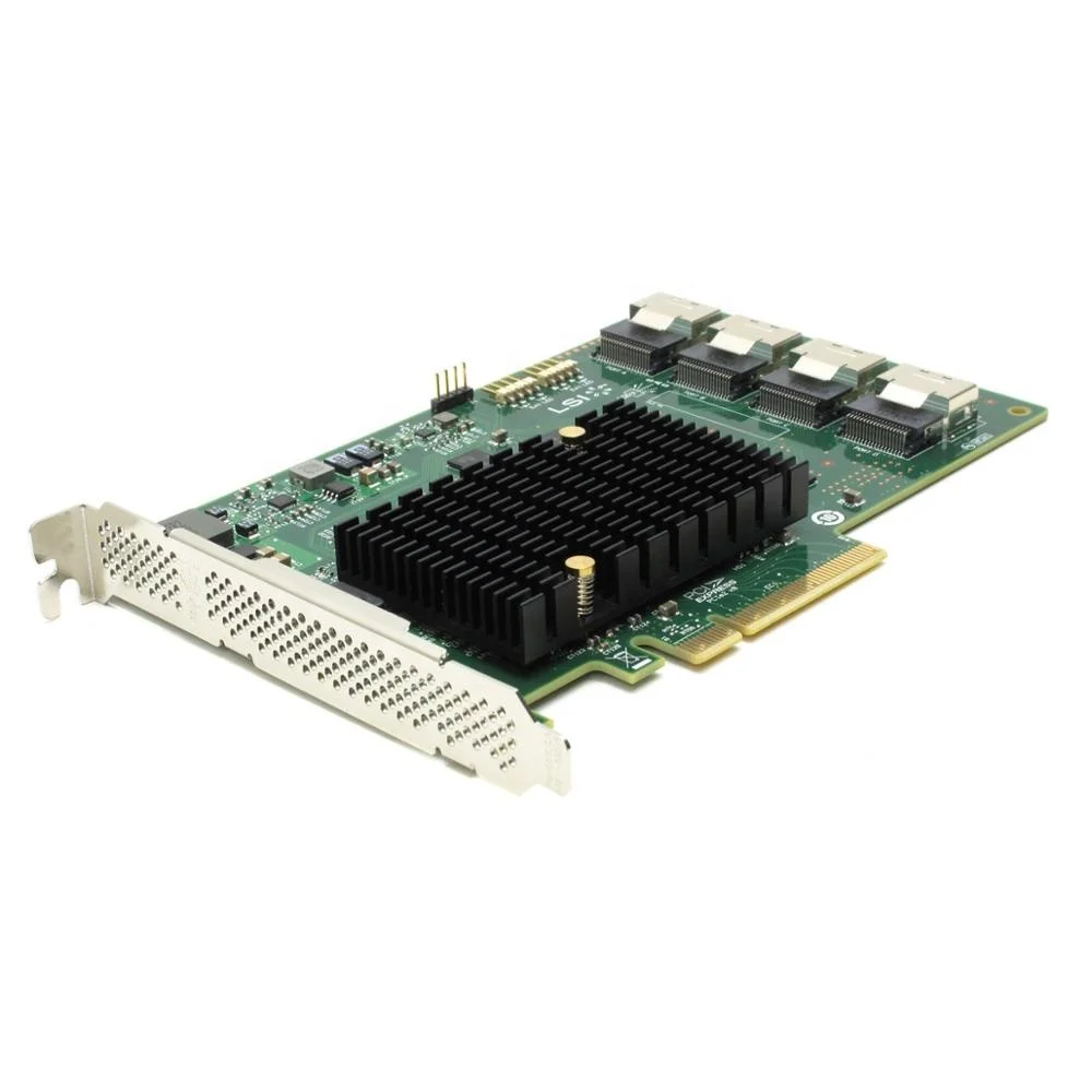 LSI 9201-16i LSI00244 PCI-Express 2.0 x8 SATA+SAS Host Bus Adapter Card Single Pack--Avago Technologies