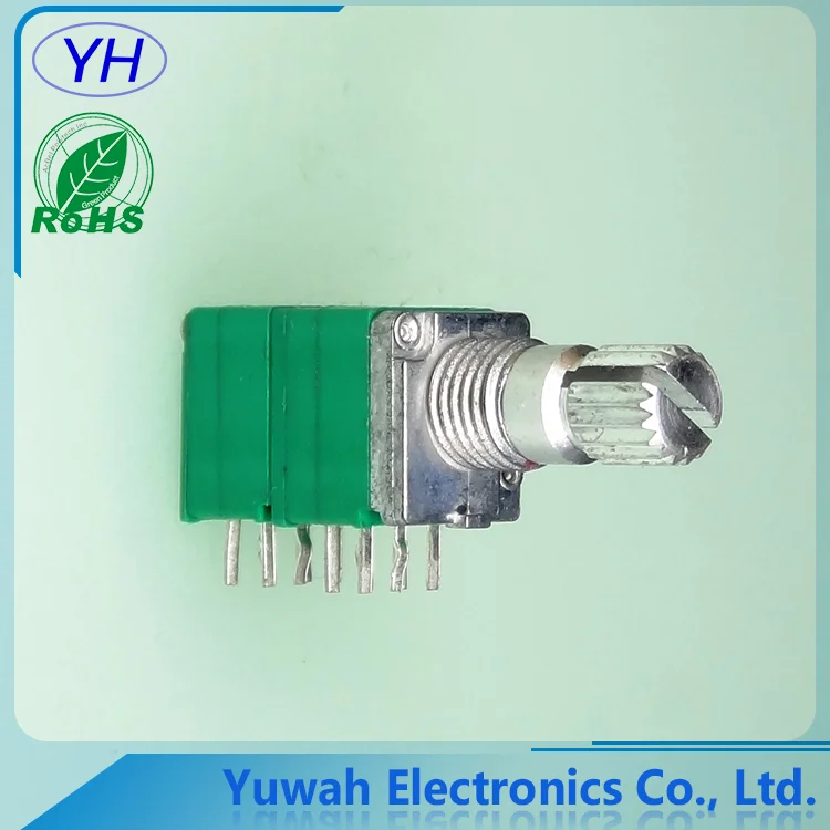 Бесплатные образцы углеродной пленки ротари линейный 9 мм 4 банды потенциометр b503