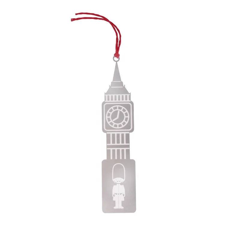 Personalized Metal Souvenir Gift Novelty  Bookmark Stainless Steel Brass Bookmark Clip
