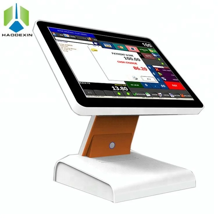 Tablet PC Desktop POS System Intel Android / Windows All in one POS terminal POS monitor Fiscal Cash Register checkout devices
