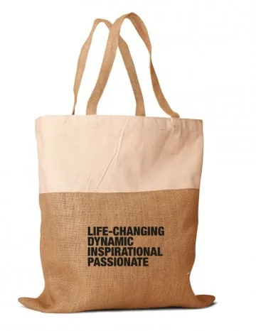 high quality printing jute bag shopping bag