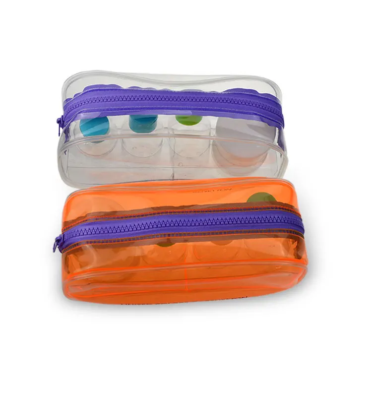 
China factory directly wholesale makeup transparent clear PVC waterproof travel toiletry bag cosmetic 