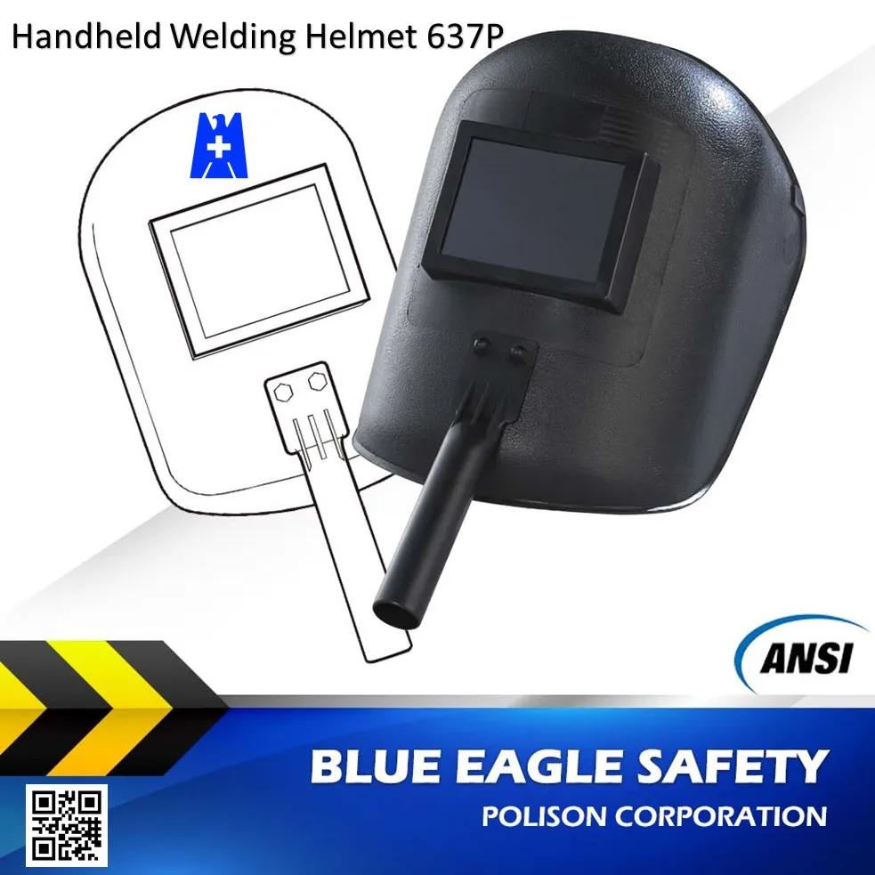 Синий Орел безопасности ansi Z87 ручной сварки шлем