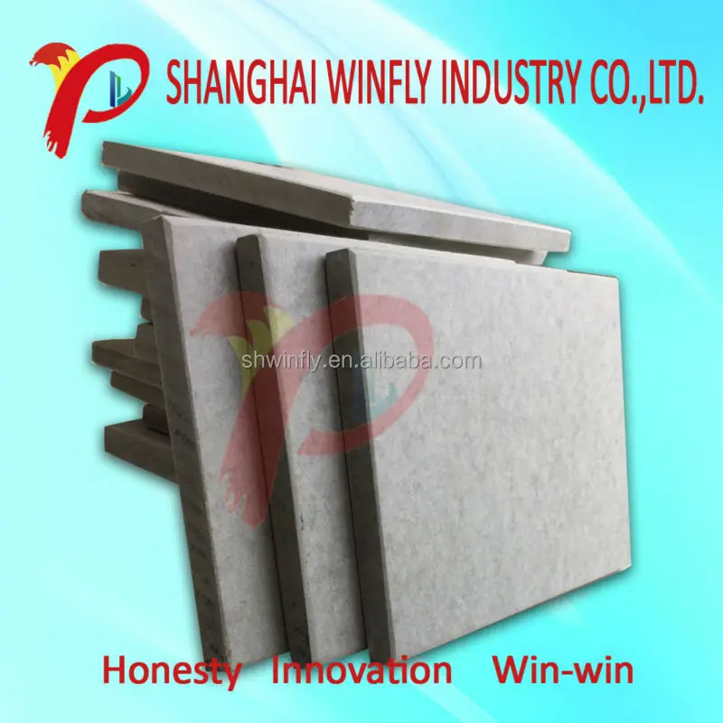 High Quality Asbestos Free Calcium Silicate Board 8mm, Indoor Fireproof Calcium Silicate Board High Density