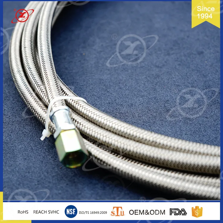 HY-003 жаростойкий металлический гибкий шланг из нержавеющей стали ptfe капиллярная трубка высокого давления