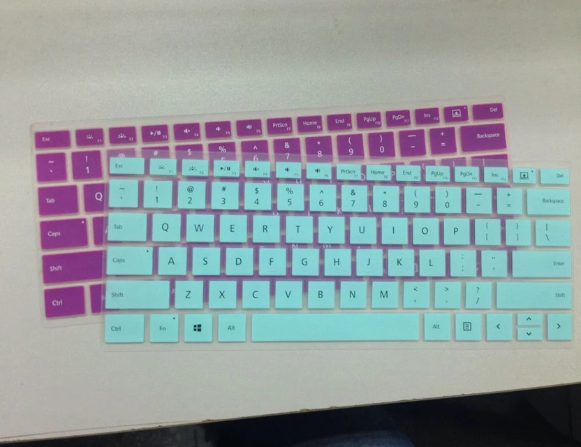 Цветной силиконовый чехол для клавиатуры microsoft surface pro 3