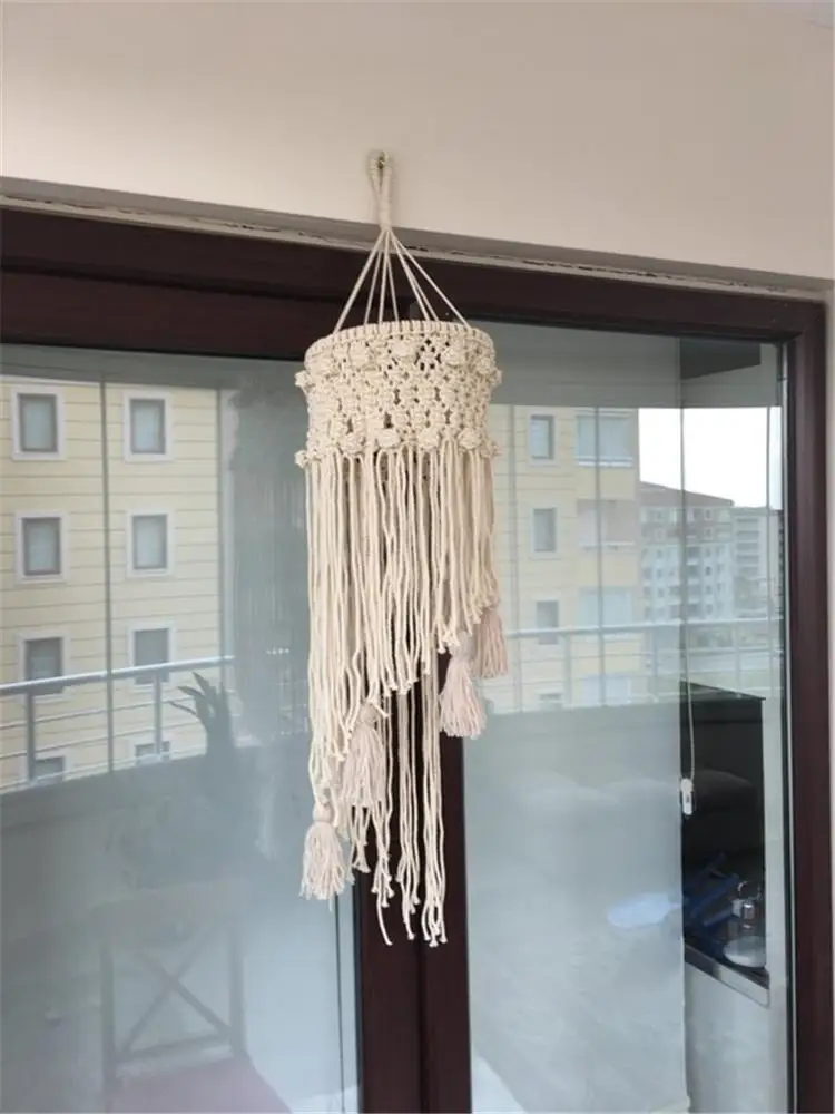 New design handmade Macrame ceiling mobiles for baby  hanging macrame wall hanging tassel baby mobiles