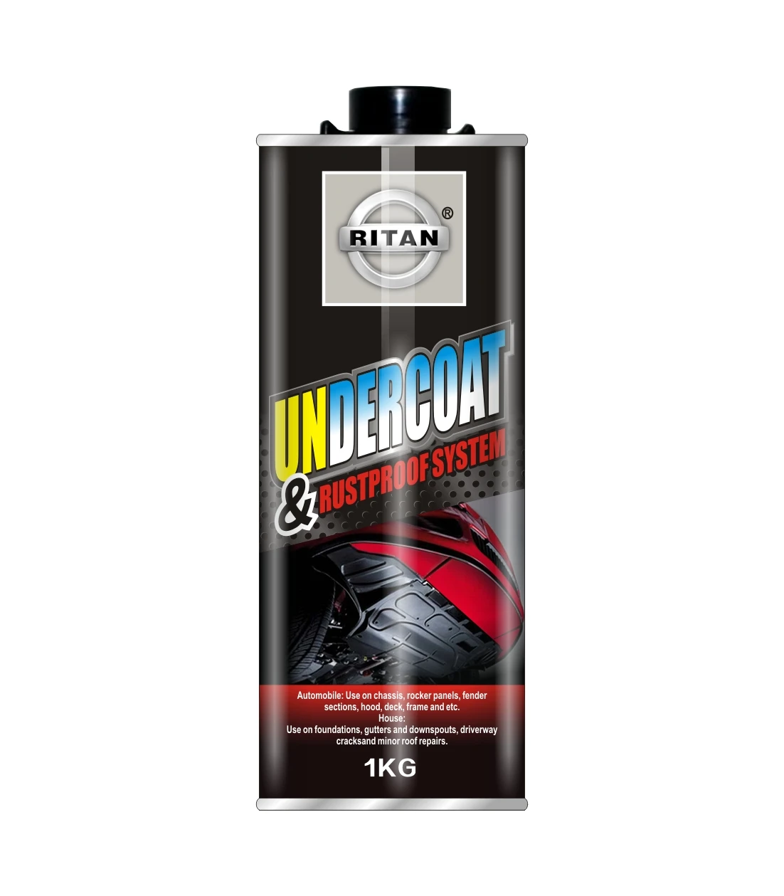
Car Care Products 1L Rubberized Undercoat & Rustproof,Rust Prevention Coating, Anti Corrosion Protection 