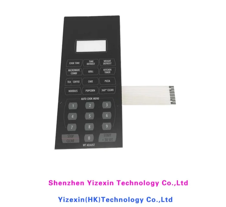 smart electronics touch screen keyboard waterproof  membrane switch with fast delivery
